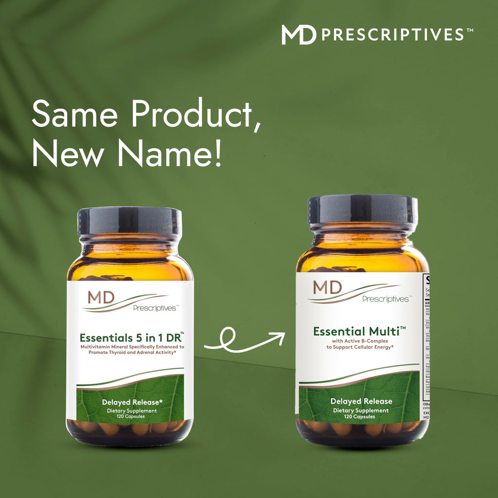 MD Prescriptives - Essential Multi (Delayed Release) - Multivitamin Mineral Complex Supplement for Enhanced Hormone Support - 120 Capsules MD PrescriptivesBuy Supplements Australia