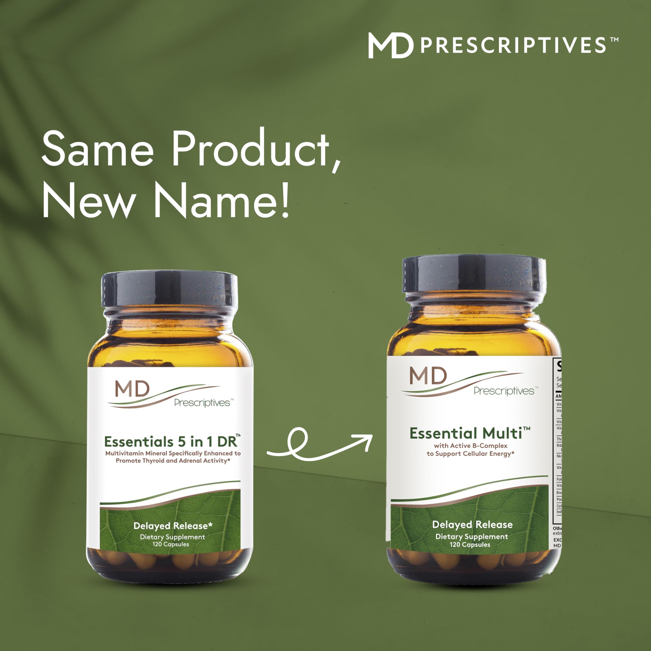 MD Prescriptives - Essential Multi (Delayed Release) - Multivitamin Mineral Complex Supplement for Enhanced Hormone Support - 120 Capsules MD PrescriptivesBuy Supplements Australia