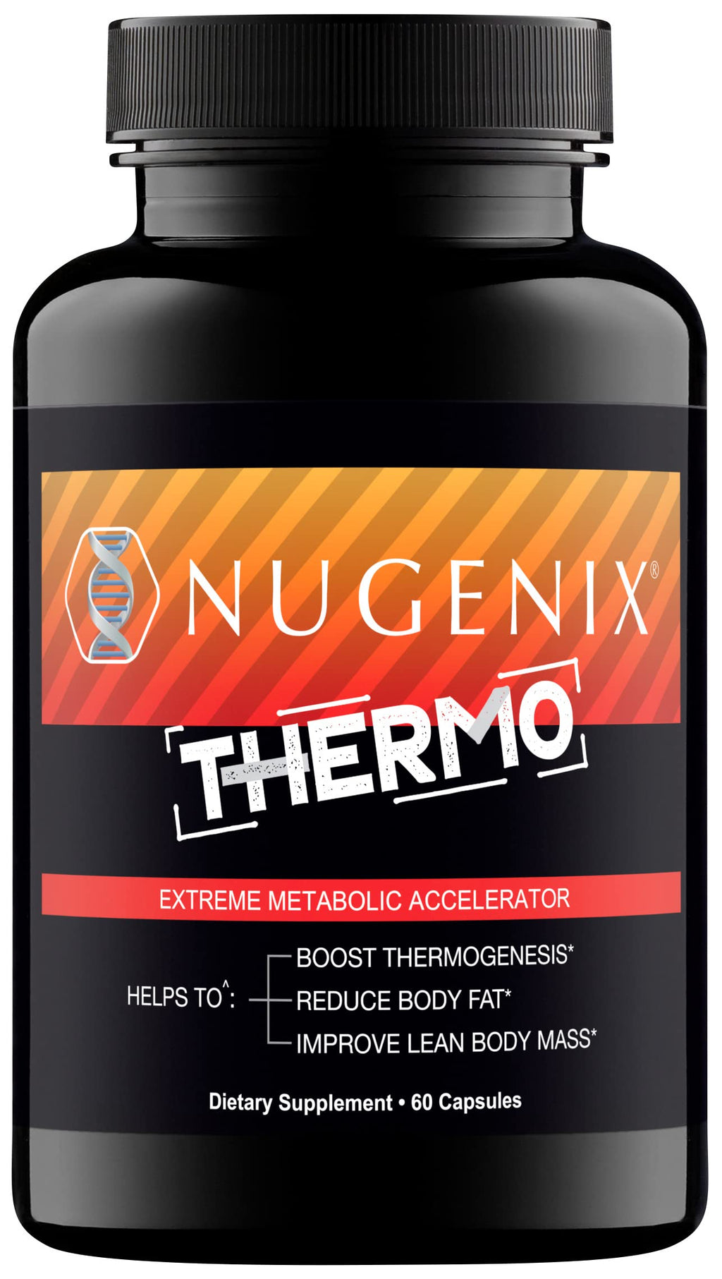 Nugenix Thermo - Thermogenic Fat Supplement Pills for Men, Extreme Metabolic Accelerator, 60 Count