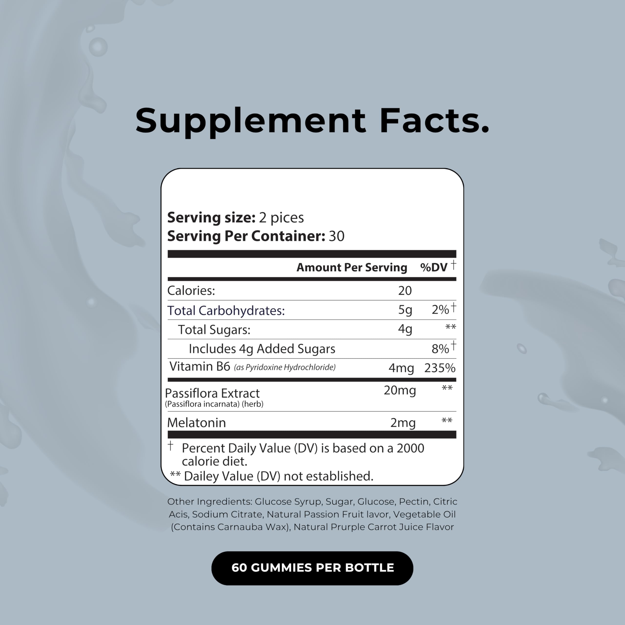 Up&Down Supplements Sleep Well Gummies | Deeper Sleep, Relaxation, Rest & Recovery Support | Melatonin, Vitamin B6 & Passionflower | Made in USA | Vegan, Non-GMO, Gluten Free | 60 Sleep Gummies Up&Down SupplementsBuy Supplements Australia