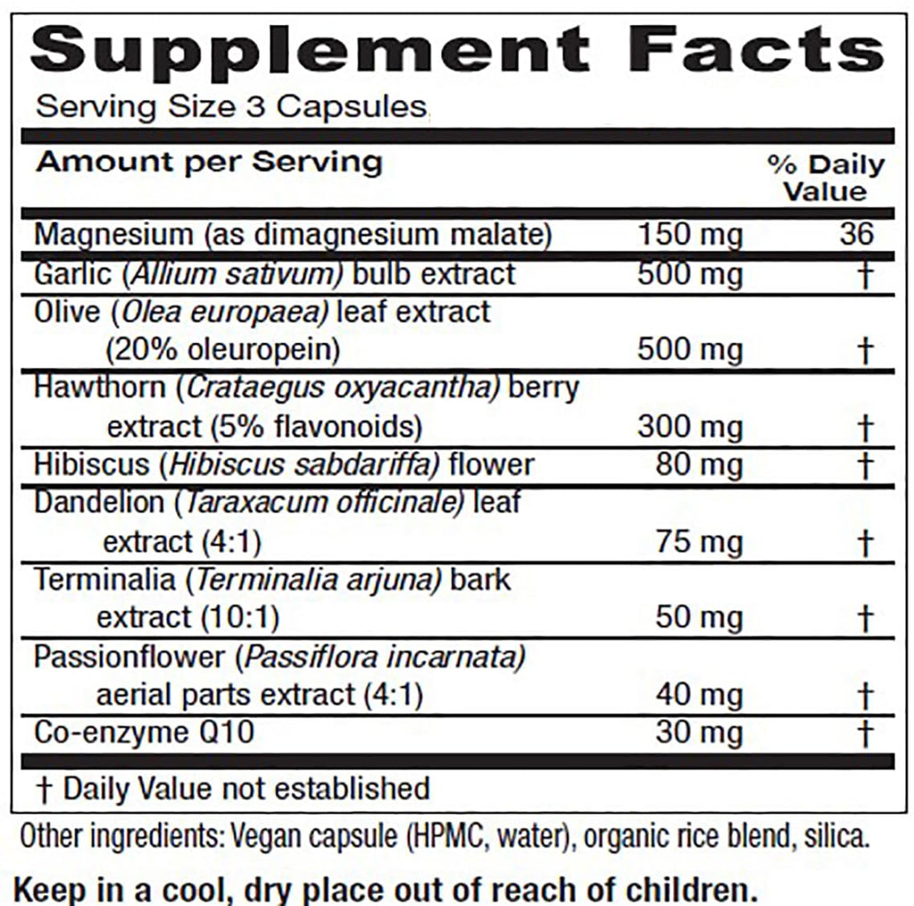 Vitanica VasoBlend - Heart Health Supplement with Folic Acid, Magnesium, CoQ10 & Terminalia Arjuna Bark - Heart Health Supplement - Consumer Line - 90 Vegan Caps VitanicaBuy Supplements Australia