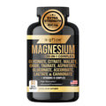 Supplement bottle labeled 'Extra Strength Magnesium 30-in-1 Complex' by gflow vitamins on a white background.