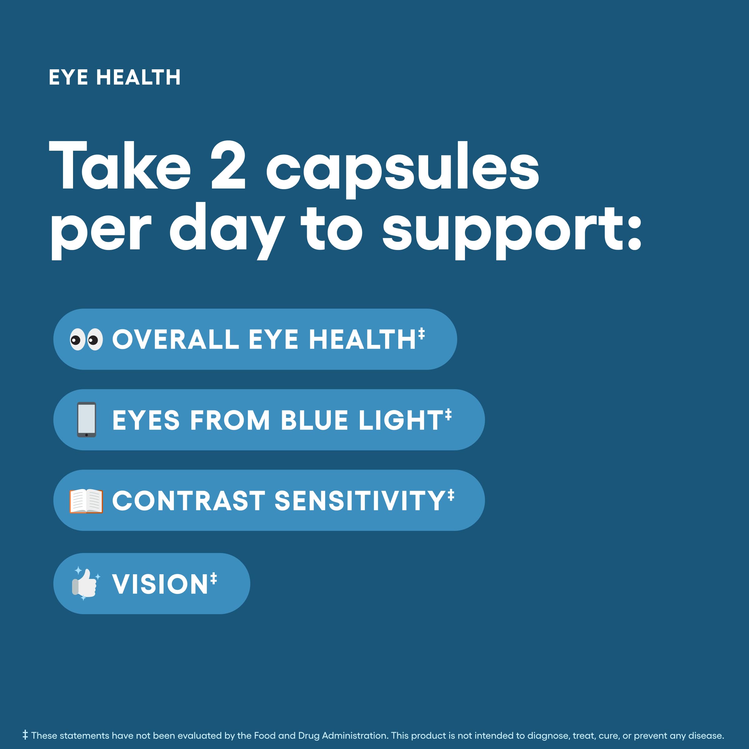 Physician's Choice Eye Health - Lutein, Zeaxanthin & Bilberry Extract - Supports Eye Strain, Dry Eyes, and Vision Health - 2 Award-Winning Clinically Proven Eye Vitamin Ingredients - Carotenoid Blend Physician's CHOICEBuy Supplements Australia