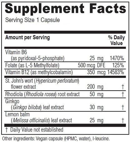 Vitanica Uplift, Mood and Emotional Support, Vegan, 60 Capsules VitanicaBuy Supplements Australia