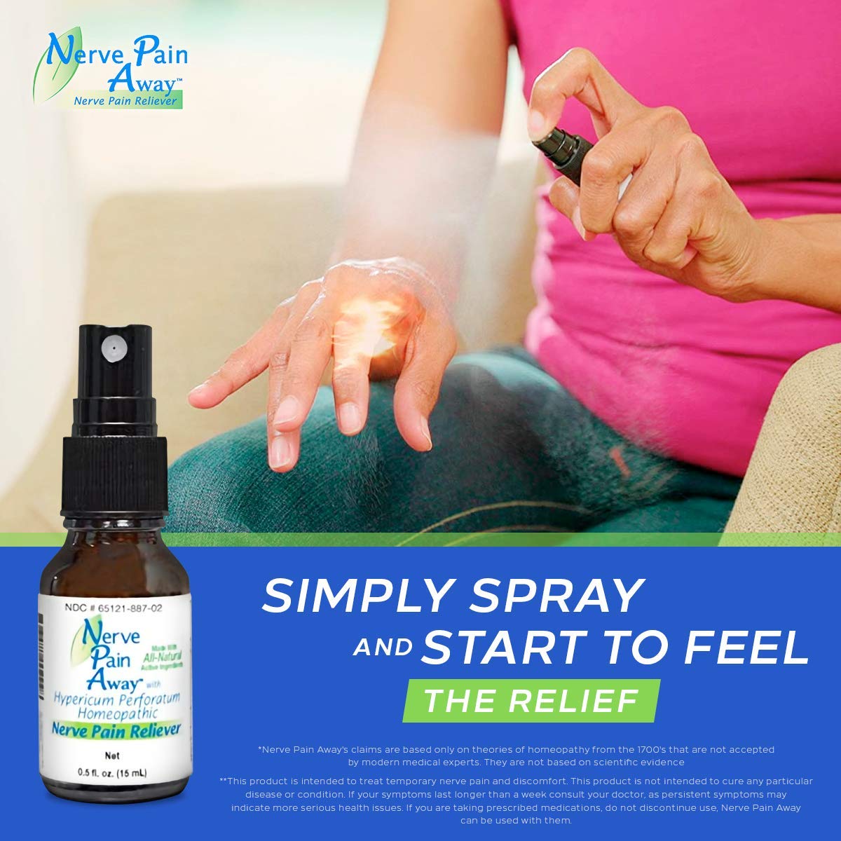 Nerve Pain Away – Homeopathic Topical Spray for Temporary Nerve Pain Relief in Hands and Feet Nerve Pain AwayBuy Supplements Australia