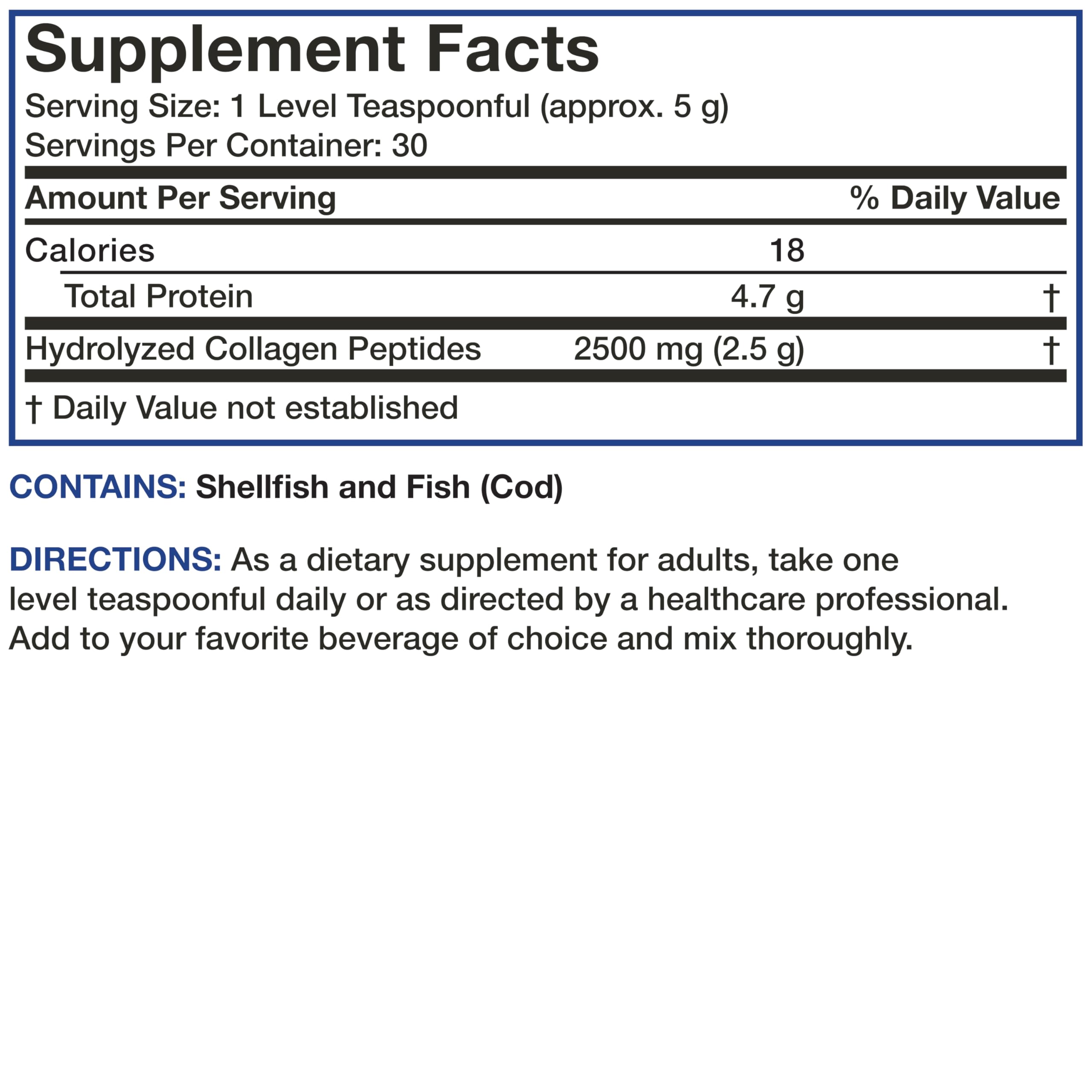 Bronson Marine Collagen Peptides Hydrolyzed Protein Powder 100% Wild Caught Nordic Cod Verified Sustainable Source for Joints Skin Hair Nails & Bones 150g (5.29oz) BronsonBuy Supplements Australia