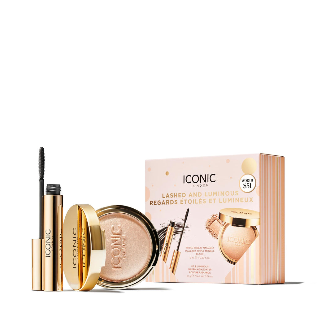 ICONIC LONDON Lashed and Luminous Makeup Gift Set ICONIC LONDON buy supplements Au