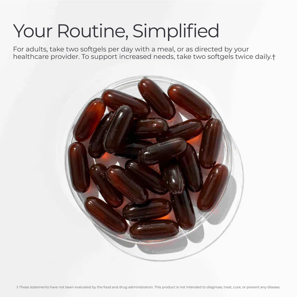 Livingood Daily Omega 3 6 9 Plus Turmeric Curcumin Supplement, 60 Softgels - Fish Oil Omega 3 Supplements (EPA & DHA) for Men and Women - Brain, Joint, Heart Health, and Metabolism - Made in USA Livingood DailyBuy Supplements Australia