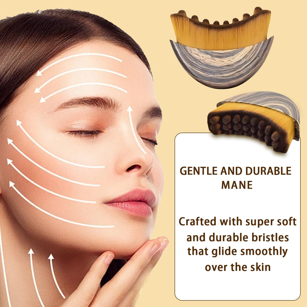 Lymphatic Contour Face Brush, Lymphatic Drainage Massager for Face, Ergonomic Facial Massage Tool for De-Puffing, Skin Firming & Enhanced Skincare Absorption Generic buy supplements Au