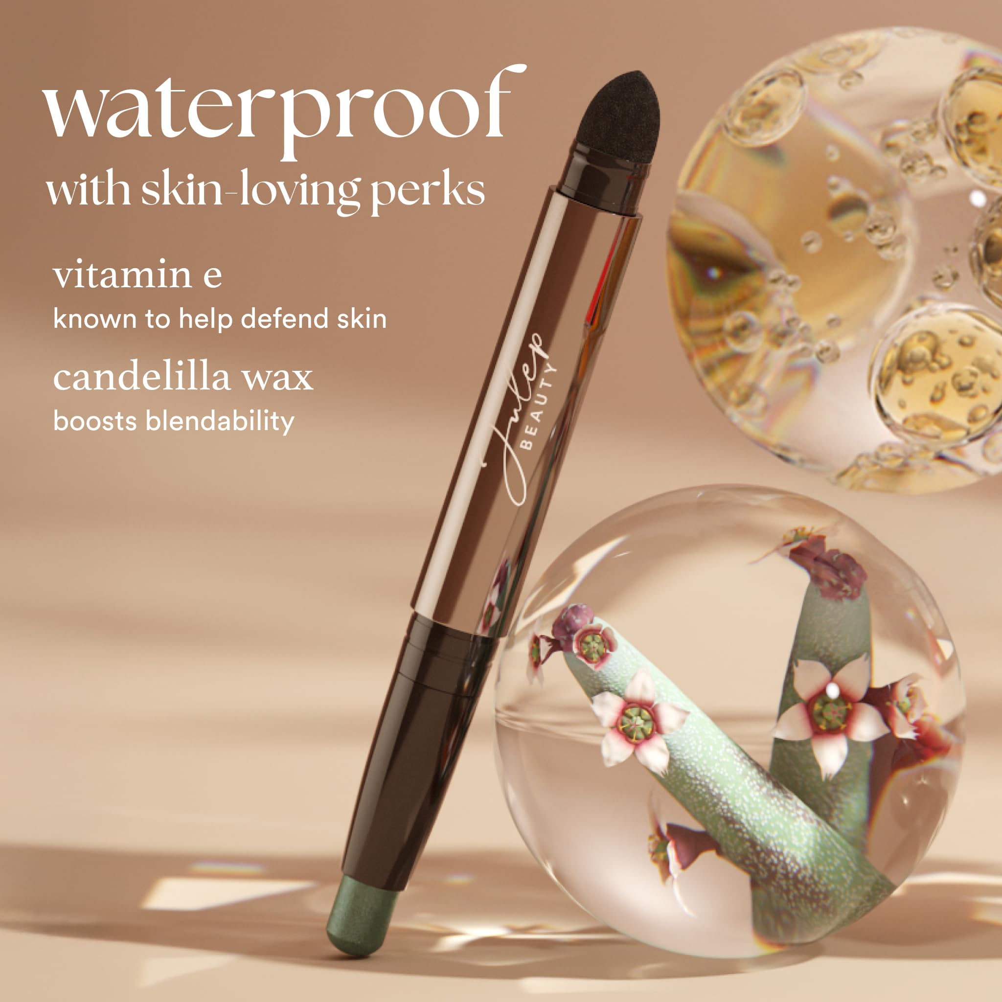 Julep Eyeshadow 101 Cream-to-Powder Waterproof Shadow Stick – Sand Shimmer – Long-Lasting, Crease-Proof, Champagne Toned Shimmer Cream Eyeshadow with Built-in Smudger JulepBuy Supplements Australia