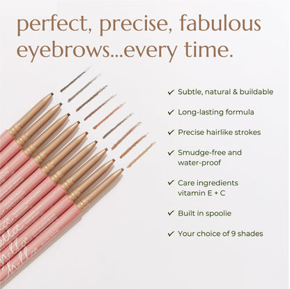 Chella Eyebrow Pencil – Easy-to-Use Brow Definer for Shaping, Filling & Blending – Long-Wear Auburn Eyebrow Pencils for Women with Precise Tip (Auburn) ChellaBuy Supplements Australia