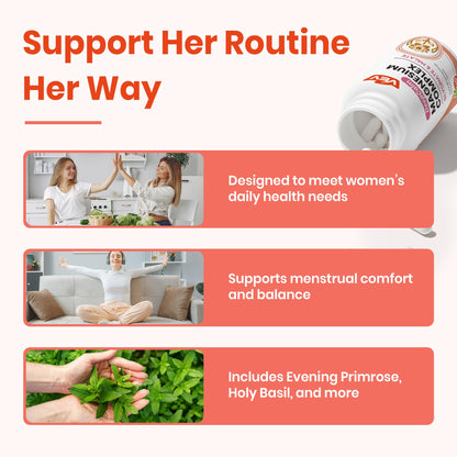 VEV Deep Calm Magnesium Complex for Women – Glycinate, Malate, B6, L-Theanine & Holy Basil – Support for Daily Magnesium & Stress Relief – 120 Vegan Capsules VEV buy supplements Au