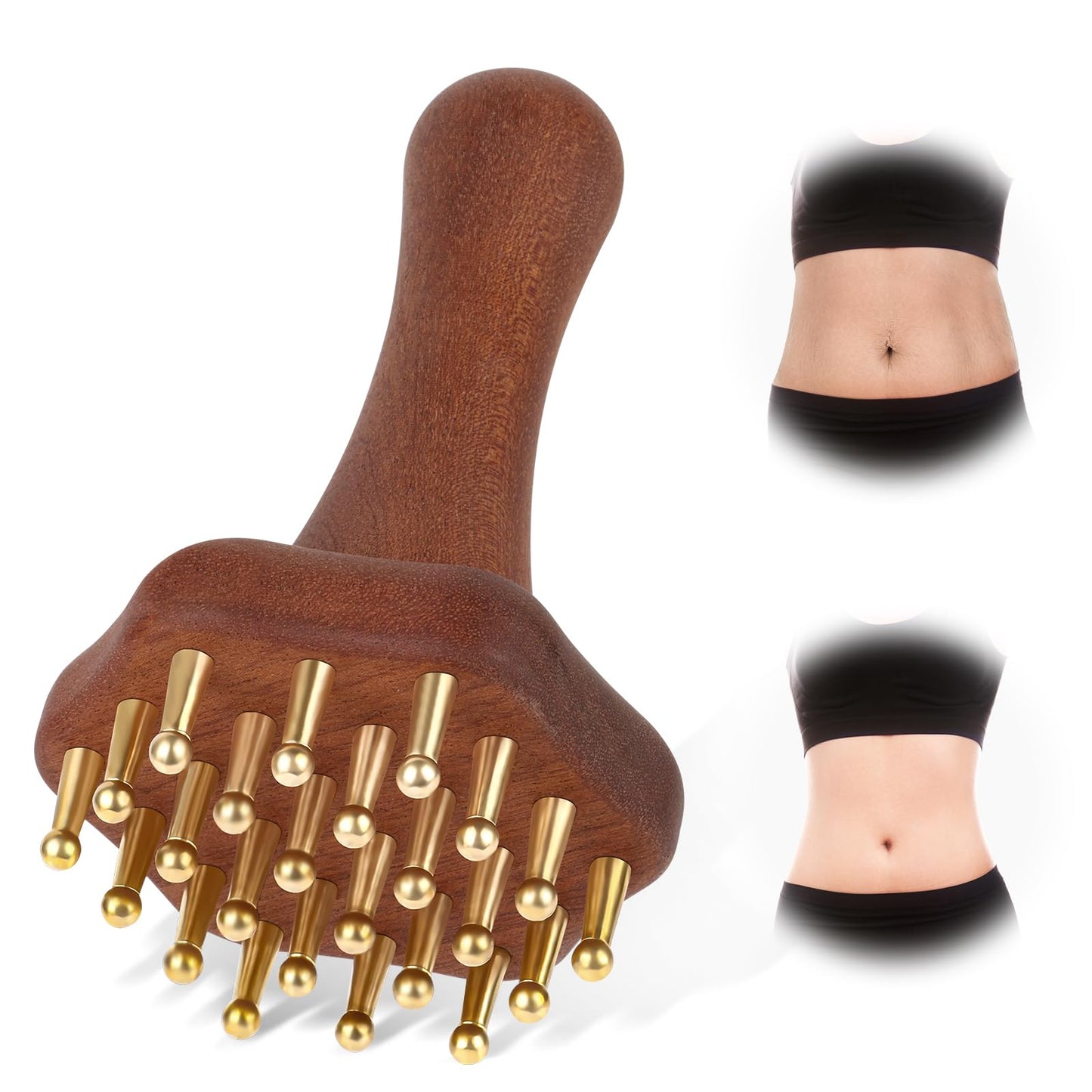 KintKita Wood Therapy Massage Tools,Lymphatic Drainage Massager Helps Reduce Cellulite for Belly Arms & Legs, Anti Cellulite Massager Body Sculpting Tools for Body Contouring & Muscle Relief KintKita buy supplements Au