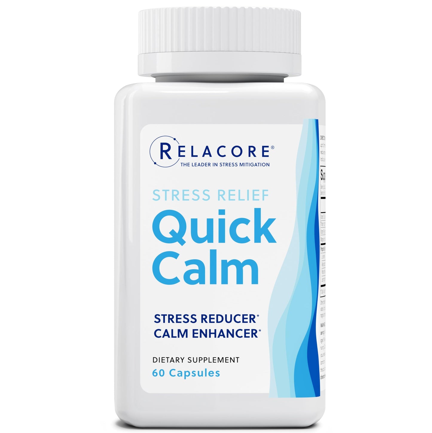 Relacore Quick Calm Mood Support Supplement with Ashwagandha, L-Theanine, Rapid Stress Relief and Relaxation – Cortisol Supplement - 60 ct Relacore buy supplements Au