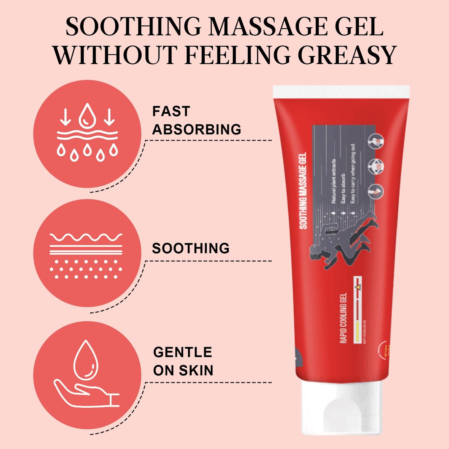 Joint Gel, Soothing Massage Cream, Joint Soothing Comfort Gel for Back, Neck, Keen, Muscle, and Foot, Absorb Quickly, Natural and Non-Greasy, 4.23OZ JosmonBuy Supplements Australia
