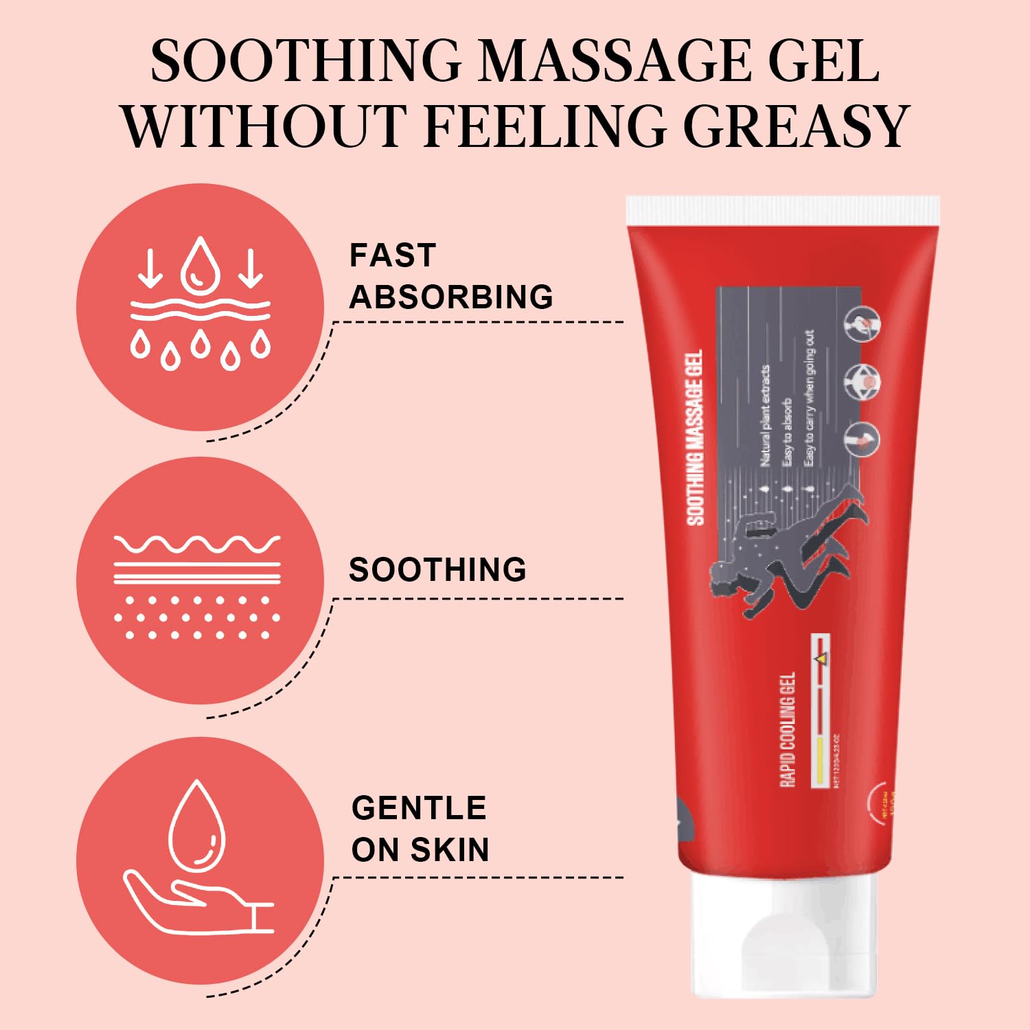 Joint Gel, Soothing Massage Cream, Joint Soothing Comfort Gel for Back, Neck, Keen, Muscle, and Foot, Absorb Quickly, Natural and Non-Greasy, 4.23OZ JosmonBuy Supplements Australia