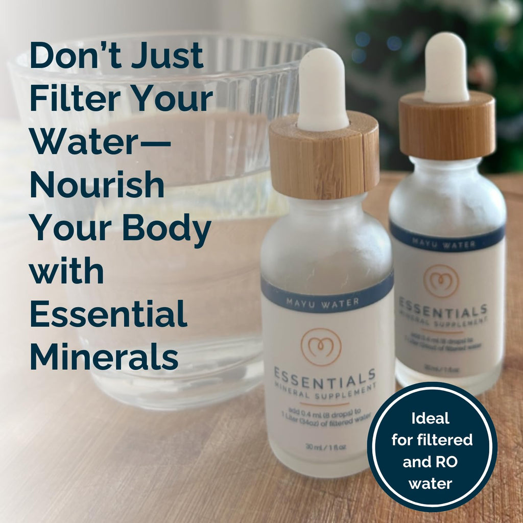 MAYU Trace Mineral Drops - 3 Bottles - 80+ Full-Spectrum Ionic Minerals for Water - Great-Tasting Mineral Supplement for Hydration - Magnesium, Potassium & Zinc - No Additives - 90 Servings mayu buy supplements Au