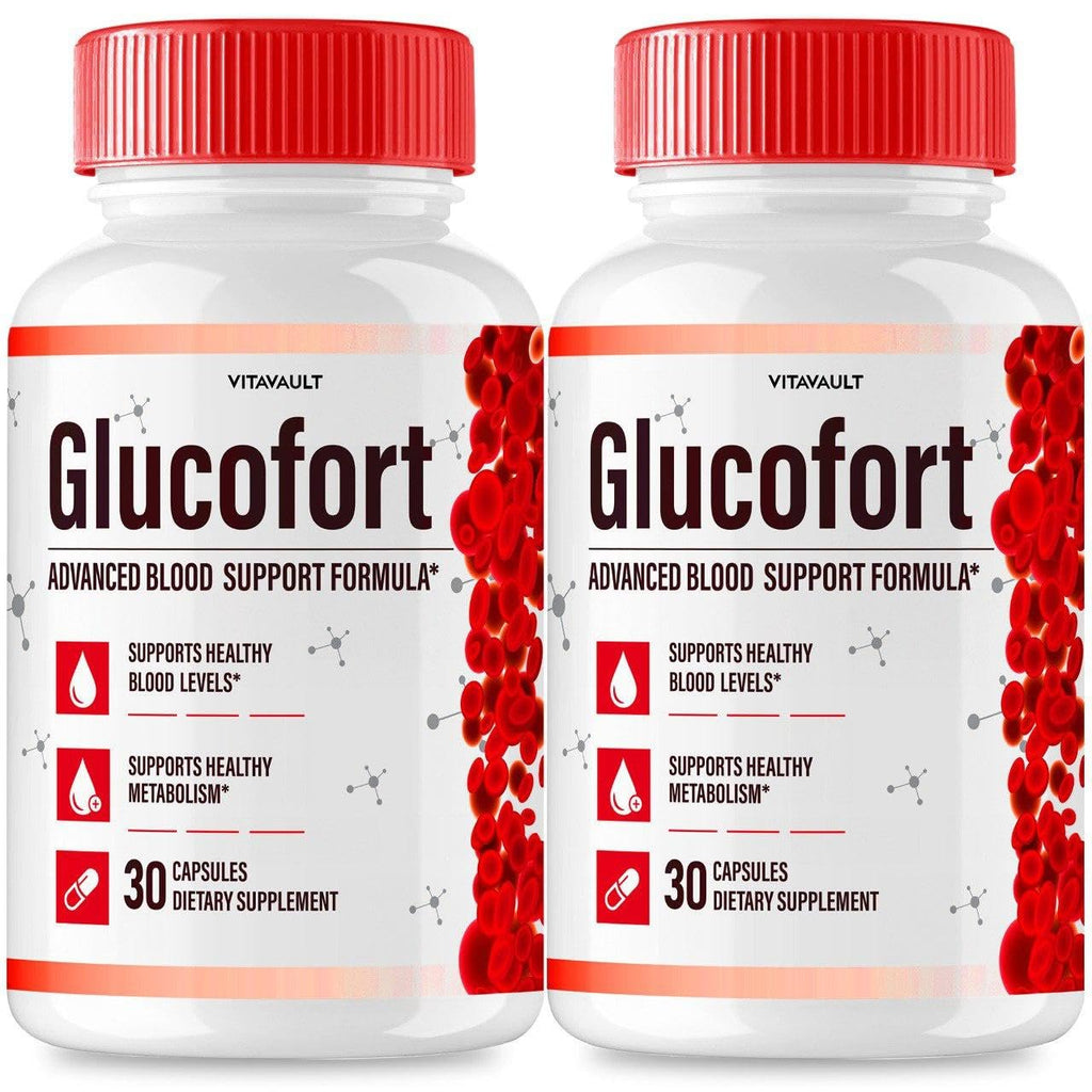 (2 Pack) Glucofort, Max Advanced Blood Support Formula Capsules VitavaultBuy Supplements Australia