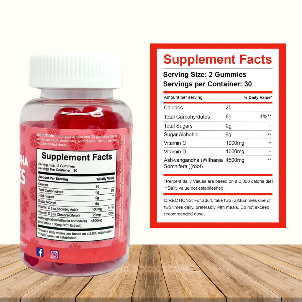 Simply Healthy Premium Ashwagandha Gummies, Stress Support with Blood Orange Flavor, Vegan, Easy to Chew, Daily Aid, Energy Booster, Mood Enhancer, for Both Men and Women, 60 Gummies Simply Healthy buy supplements Au