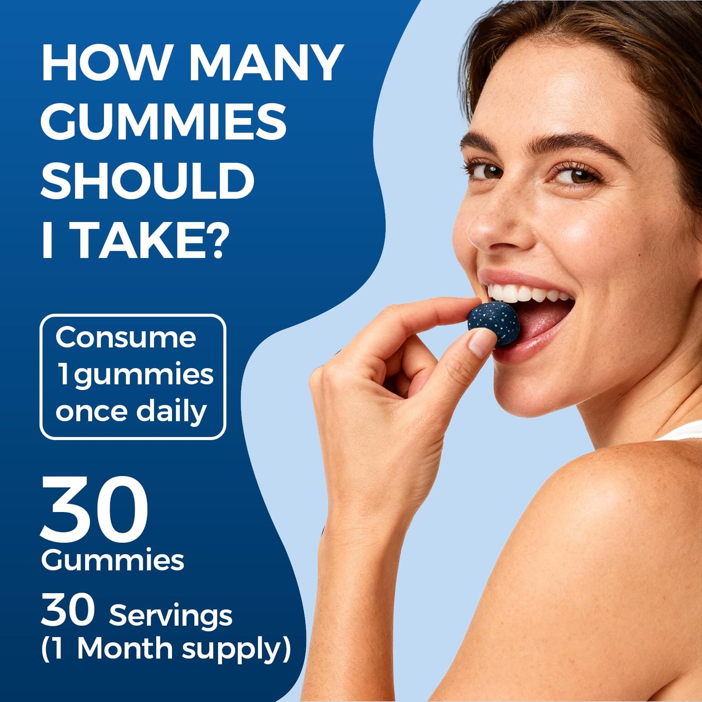 TRUEHEALTHIC Methylene Blue Gummies, for Cognitive Support & Mental Focus, Clean 5mg of Methylene Blue Per Gummy,