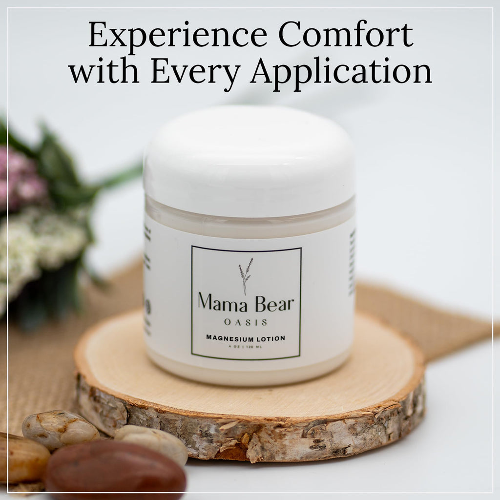 Mama Bear Oasis Lotion - Magnesium Cream - Lavender Magnesium Lotion for Foot, Hands, Legs, Toes Includes Arnica, Vitamin B6, Aloe Vera, MSM (Pack of 2) Mama Bear OasisBuy Supplements Australia