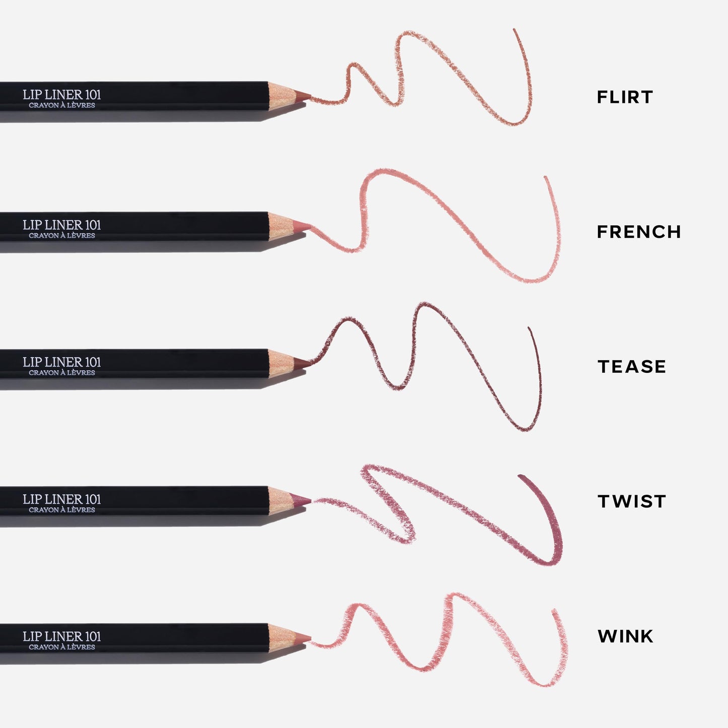 Saie Lip Liner 101 - Lip Pencil Made with a Creamy, Soft Matte Formula for a Naturally Framed or Fully Filled Look - Supercharged with Shea Butter & Jojoba Oil - Tease (.05 oz) SaieBuy Supplements Australia