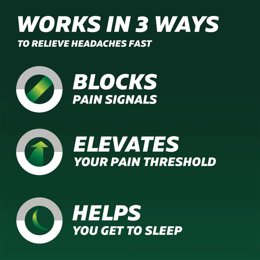 Excedrin PM for Headache Relief, Acetaminophen 250mg, Aspirin 250mg, Diphenhydramine Citrate 38mg, Pain Reliever, Nighttime Sleep-Aid, 24 Count ExcedrinBuy Supplements Australia