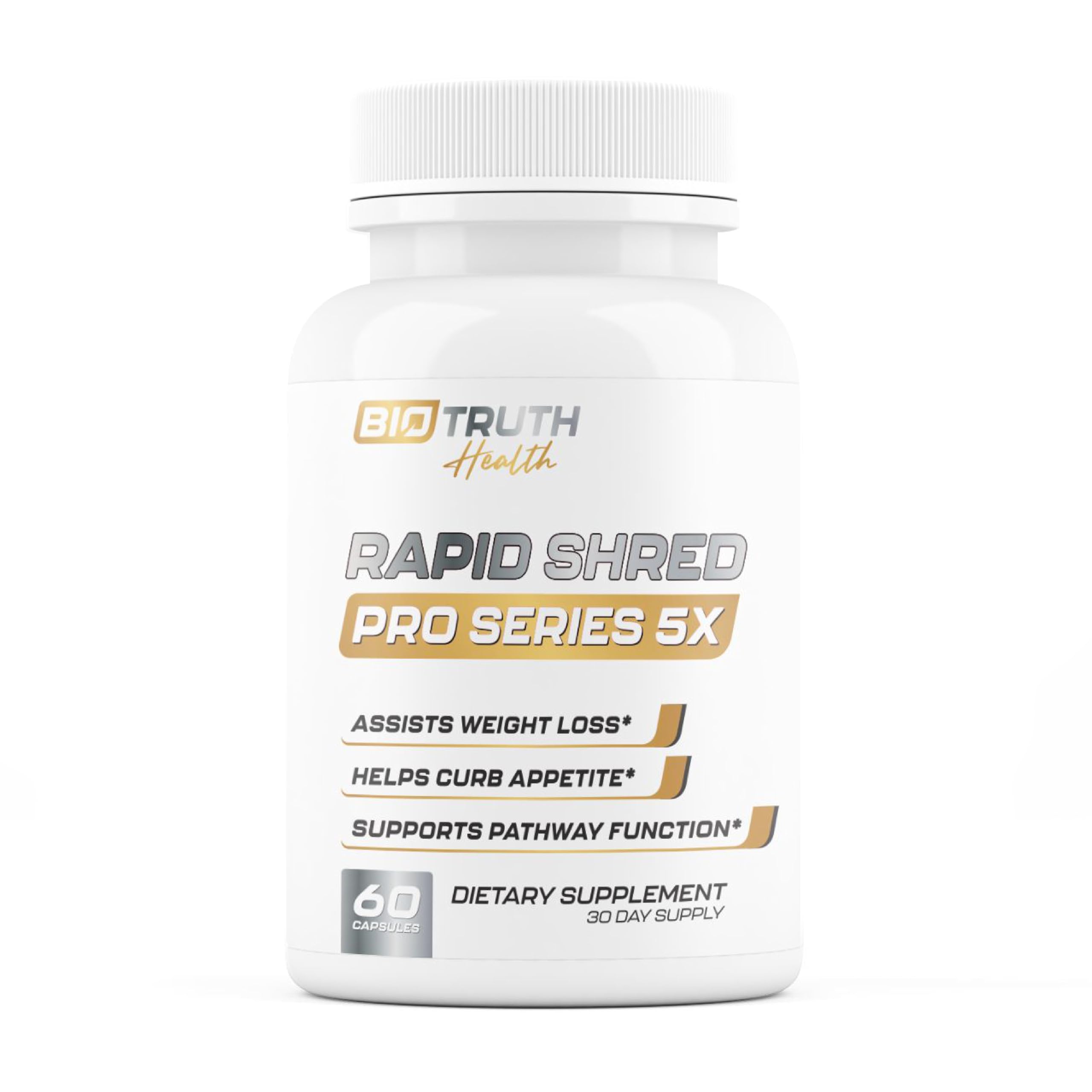 Nutrimend IQ Rapid Shred Pro Series 5X | Supports GLP-1 Pathway Function | Weight Loss Pills for Women & Fat Burner for Men + Appetite Suppressant Supplement