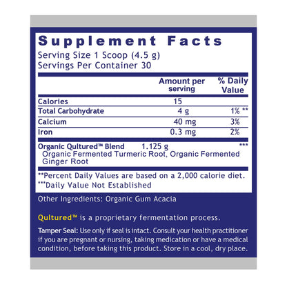 Premier Research Labs Premier Fermented Turmeric/Ginger Root - Probiotic Fermented Turmeric & Ginger Powder Supplement, Active Curcuminoids, Herbal Supplement - 4.7 Oz Premier Research LabsBuy Supplements Australia