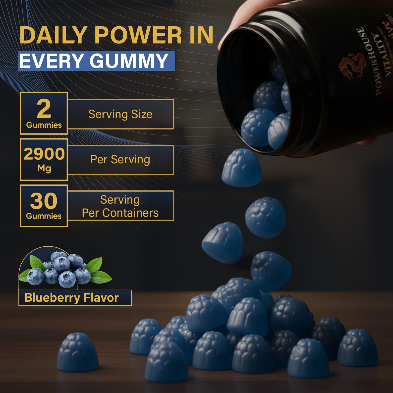 Powerhouse Vitality LifeRevive - Overall Vitality Boost | Vitamin Gummies for Men & Women Powerhouse Vitality buy supplements Au