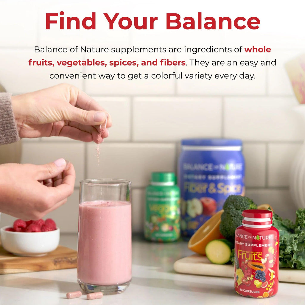 Balance of Nature Whole Fruits Supplement with Superfood Fruits Balance of NatureBuy Supplements Australia