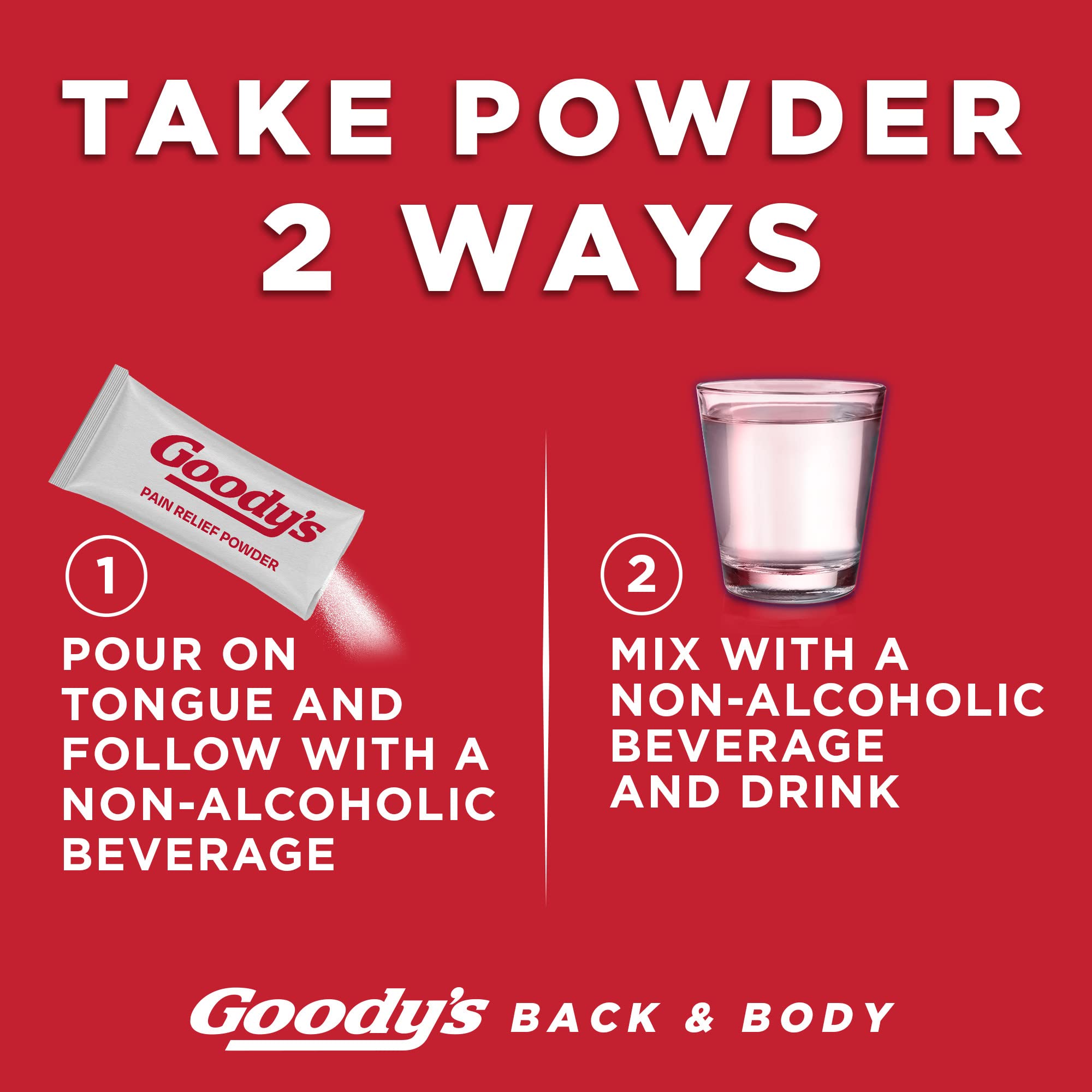 Goody's Back and Body Pain Relief Powder, 24 ct (Pack of 4) Goody'sBuy Supplements Australia
