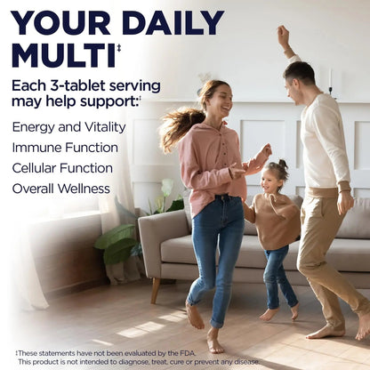 KAL® Enhanced Energy Multivitamin | Whole Food Based Vitamins & Minerals w/ Antioxidants, Digestive Enzymes & Natural Carotenoids | 180 Capsules KAL