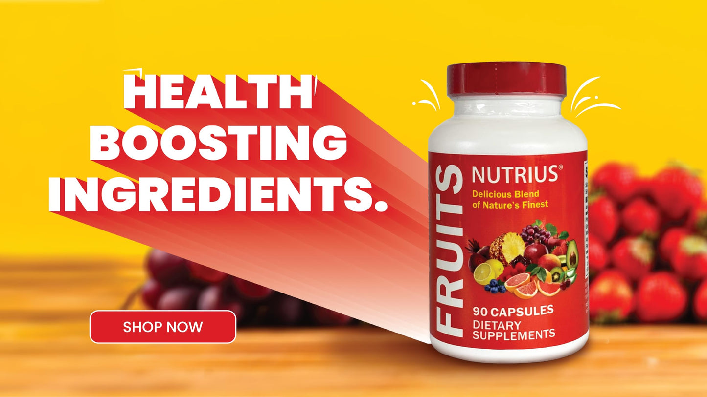 Nutrius Fruits Delicious Blend of Nature's Finest - 90 Capsules Dietary Supplements NutriusBuy Supplements Australia