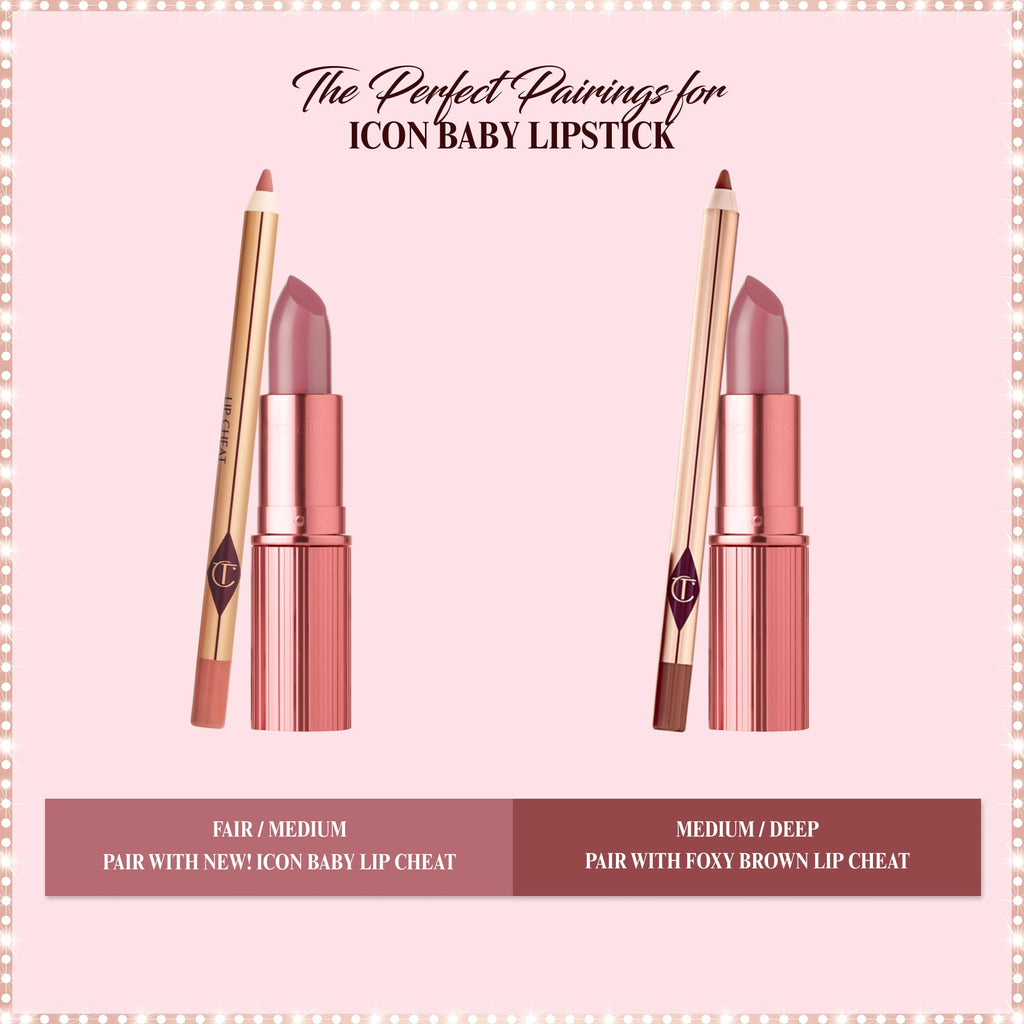 Charlotte Tilbury Lip Cheat Lip Liner Pencil - Gives Lips a Fuller-Looking, Defined Pout - Enriched with Jojoba Oil & Hyaluronic Acid - Waterproof, Smudge-Proof & Transfer-Proof - Foxy Brown Charlotte TilburyBuy Supplements Australia