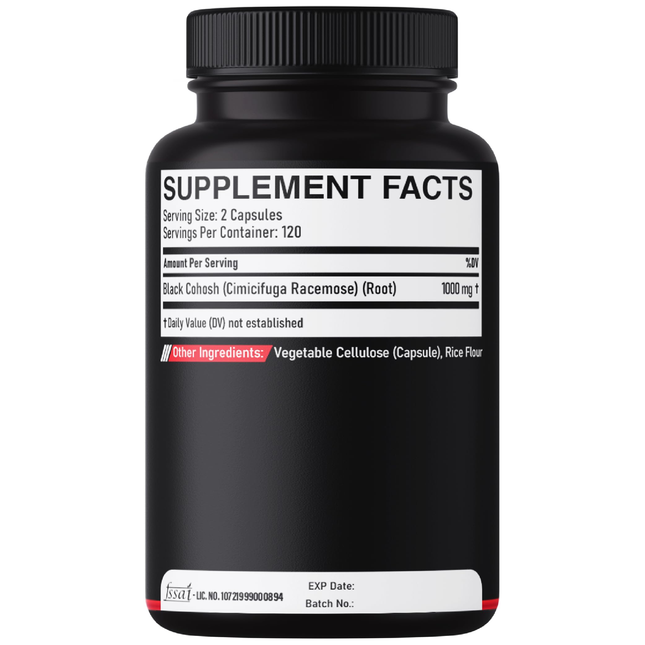 DEDICAD 1000mg Black Cohosh for Menopause Hot Flashes - 240 Capsules for 4-Month Supply - Support for Body Management, Women's Health & Immune System DEDICAD buy supplements Au