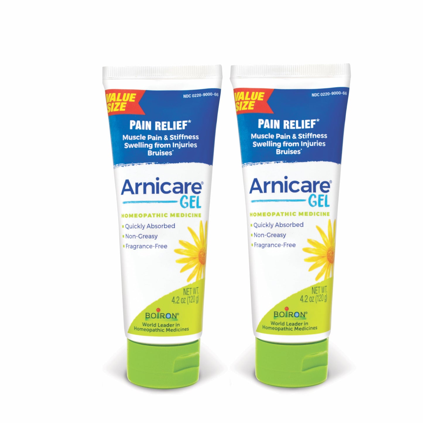 Boiron Arnicare 4.2oz Gel (Pack of 2) - Soothing Relief - Muscle & Joint Pain, Bruises, Swelling - Fragrance-Free BoironBuy Supplements Australia