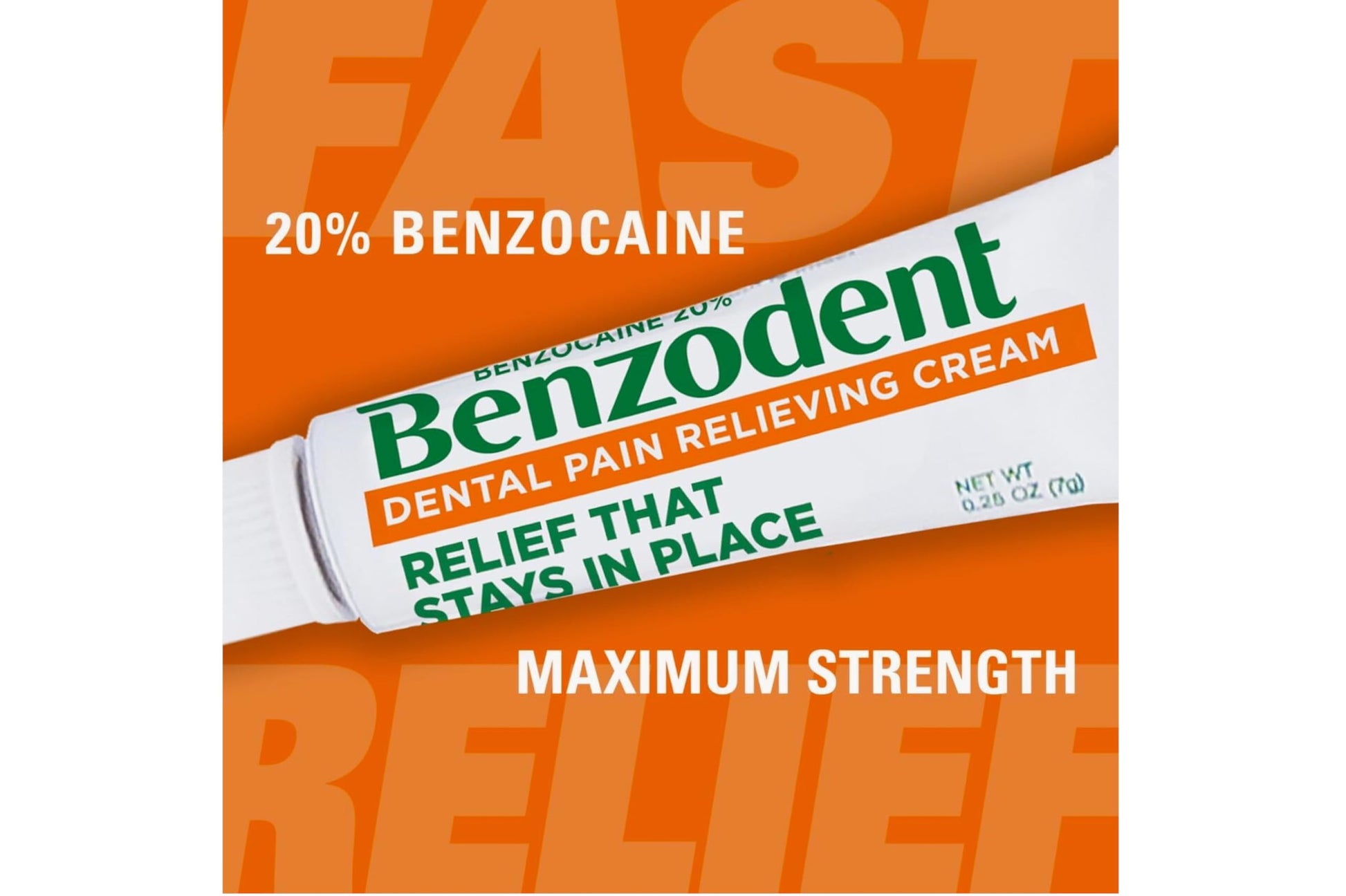 Benzodent Dental Pain Relieving Cream, 1 Ounce - Pack of 3 BenzodentBuy Supplements Australia