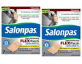 Salonpas Temporary Pain Relieving Flex Patch with Lidocaine 4%, Maximum OTC Strength, Stretchable Thin Fabric, Strong Adhesion, Contours to Body, Apply for Up to 8 Hours 7 ct (Pack of 2) SalonpasBuy Supplements Australia