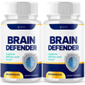 (2 Pack) Brain Defender Supplement Pills, Official Brain Defender Advanced Formula Nootropic Capsules, All Natural Health and Wellness Support Formula Maximum Strength Braindefender (120 Capsules) SyvorBuy Supplements Australia