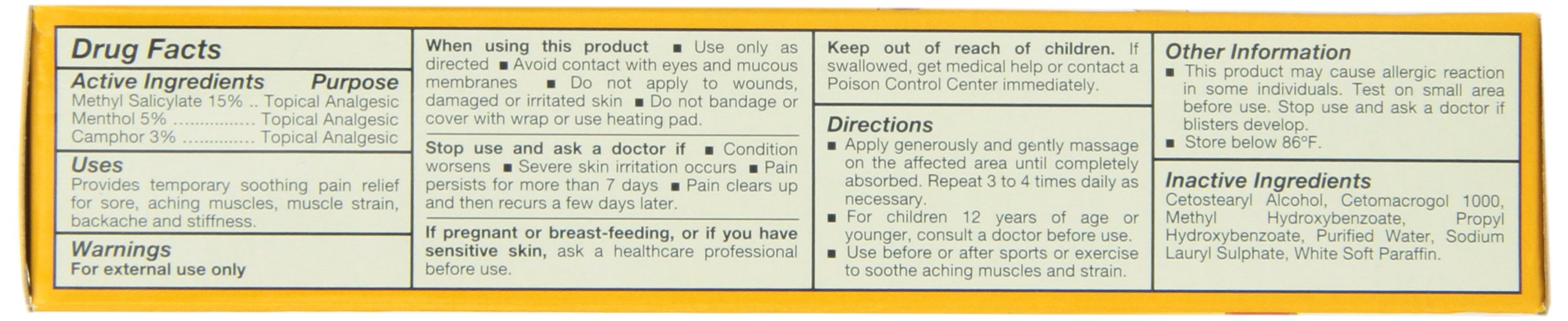 Tiger Muscle Rub Topical Analgesic Cream 2 Ounces (57 g) (Pack of 4) Tiger BalmBuy Supplements Australia