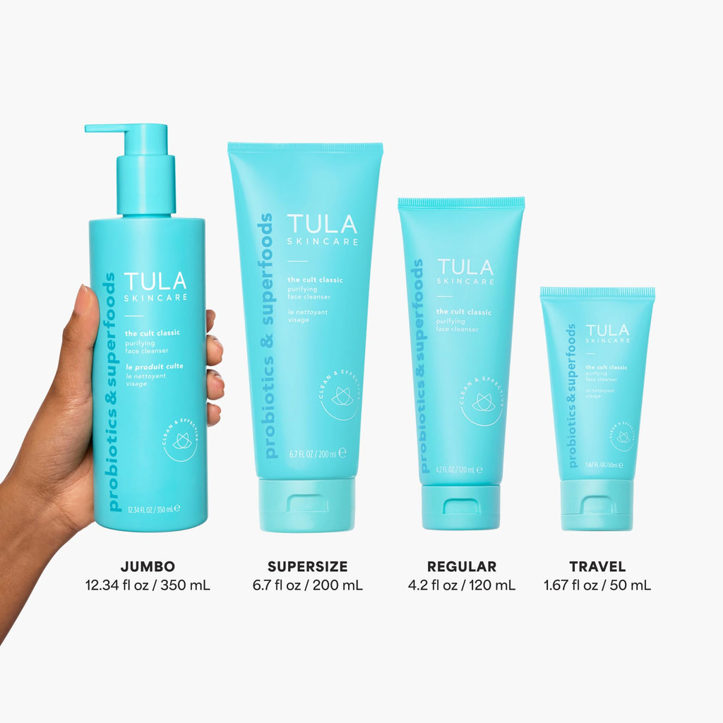 TULA Skin Care The Cult Classic Purifying Face Cleanser (Travel-Size) | Gentle and Effective Face Wash, Makeup Remover, Nourishing and Hydrating | 1.67 oz. TULABuy Supplements Australia