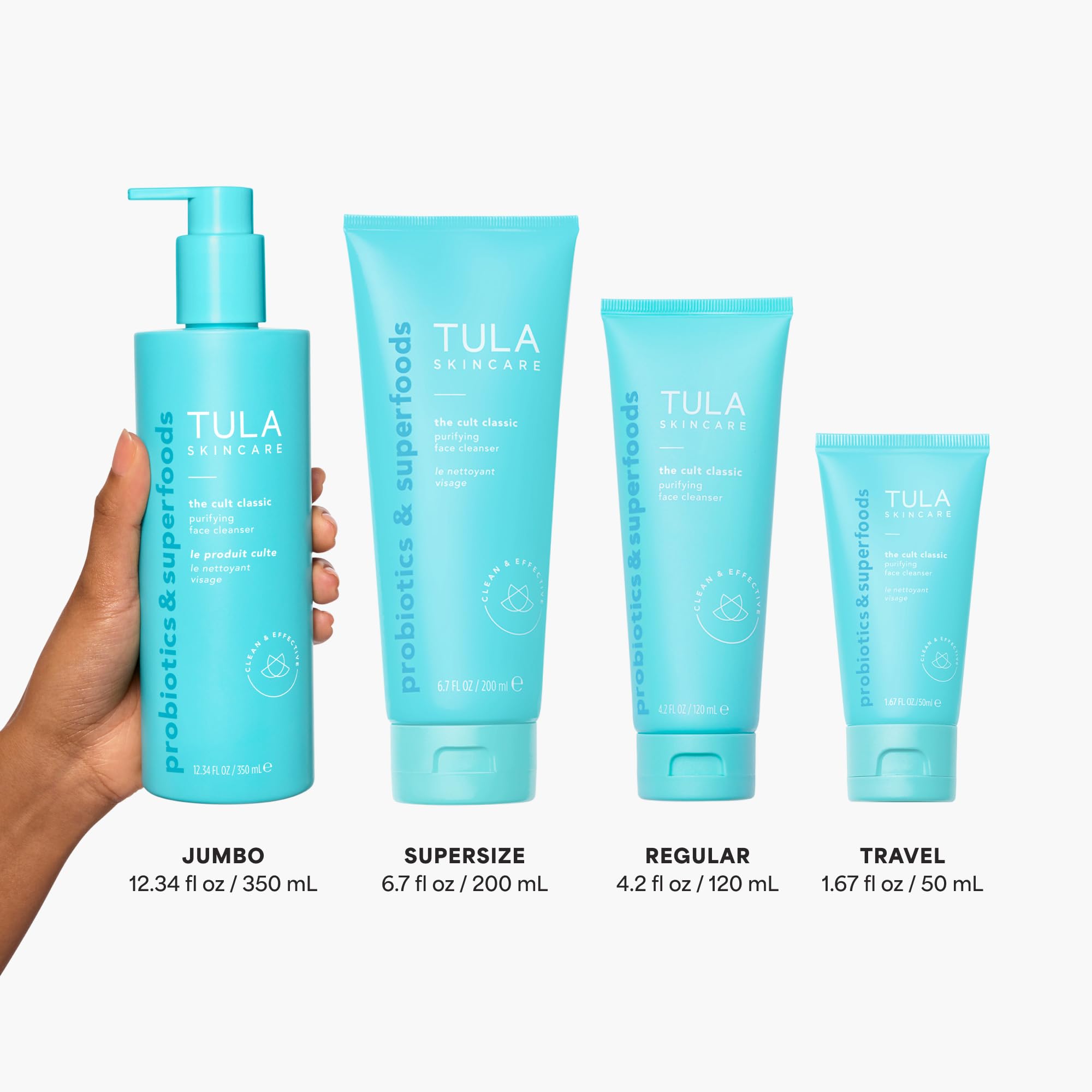 TULA Skin Care The Cult Classic Purifying Face Cleanser (Travel-Size) | Gentle and Effective Face Wash, Makeup Remover, Nourishing and Hydrating | 1.67 oz. TULABuy Supplements Australia
