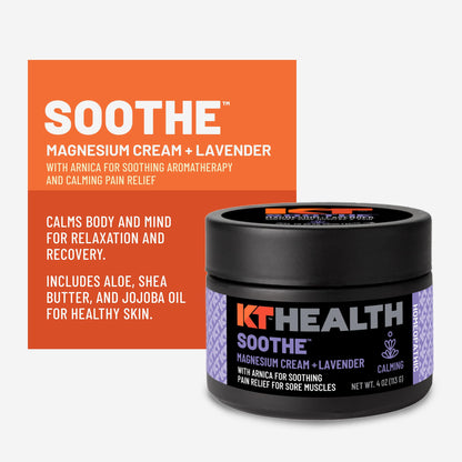 KT Health, Magnesium Cream, Soothe - Soothing Aromatherapy & Calming Pain Relief KT TapeBuy Supplements Australia
