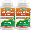 Best Naturals White Willow Bark 400 mg 180 Capsules (180 Count (Pack of 2)) Best NaturalsBuy Supplements Australia