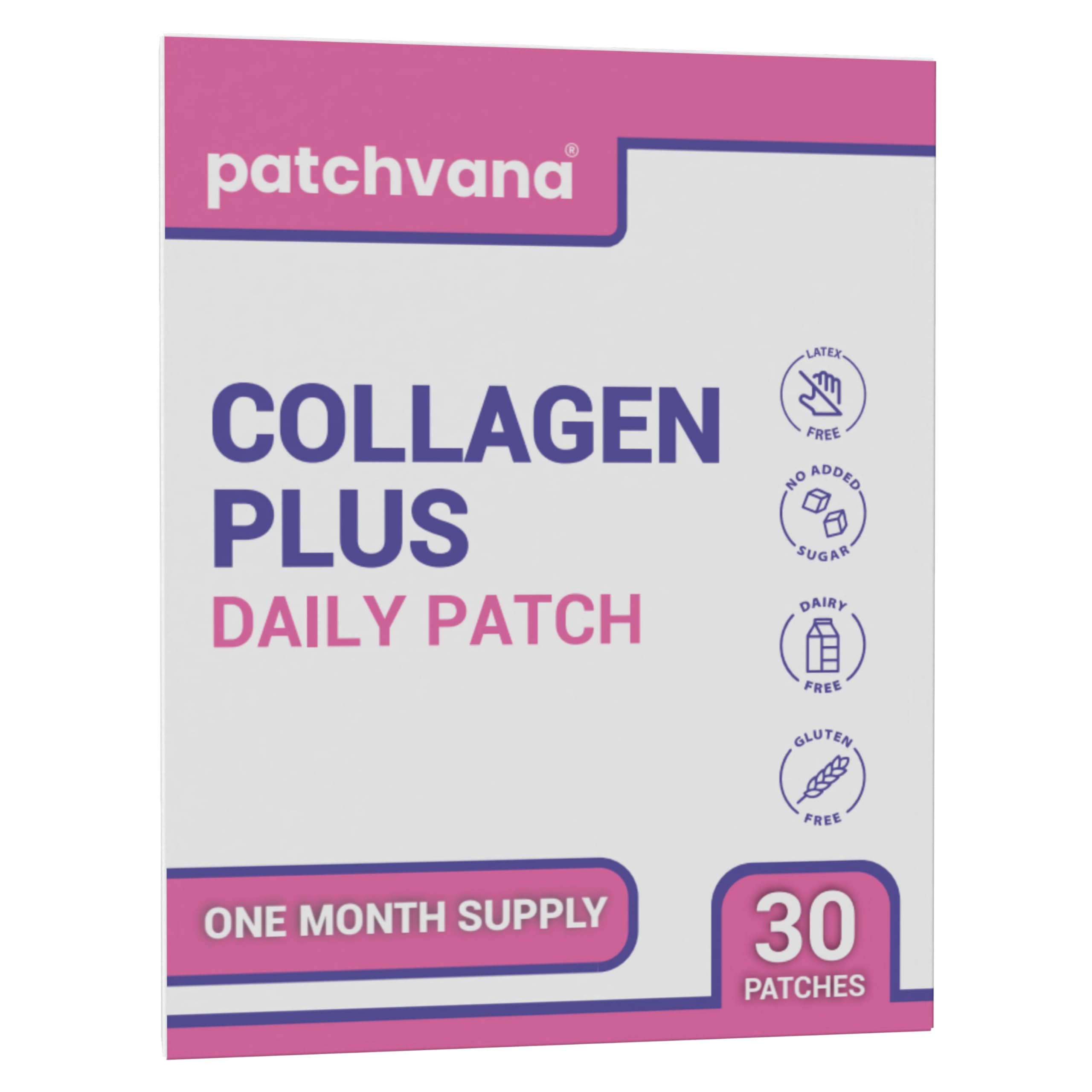 Patchvana Collagen Plus Patch for Women & Men, 1 Month Supply, 30 Patches PatchvanaBuy Supplements Australia