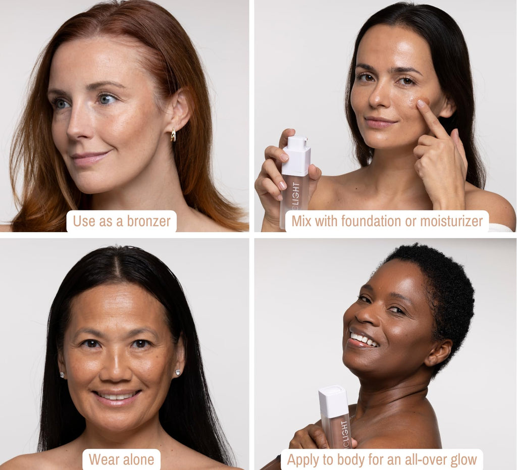 Epiclight Luminizing Glow Gel - All-in-one Beauty Balm - Luminizer for Glowing Skin - Paraben & Sulfate-free, Non-Toxic Makeup - For all Skin Tones EpicLight Beauty buy supplements Au