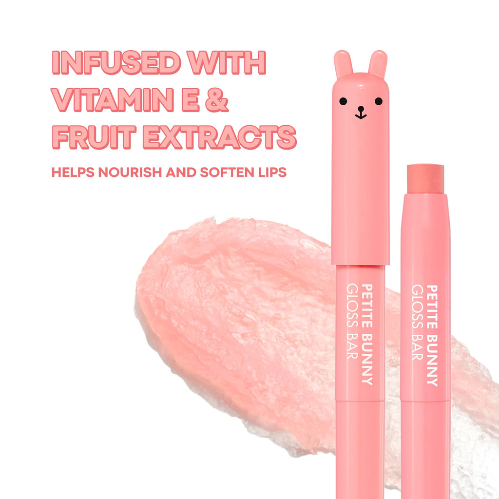 TONYMOLY Petit Bunny Lip Gloss – Easter Basket Stuffer, Cute Bunny Lip Crayon, Hydrating Korean Lip Gloss with Vitamin E for Soft, Juicy Cherry TONYMOLYBuy Supplements Australia
