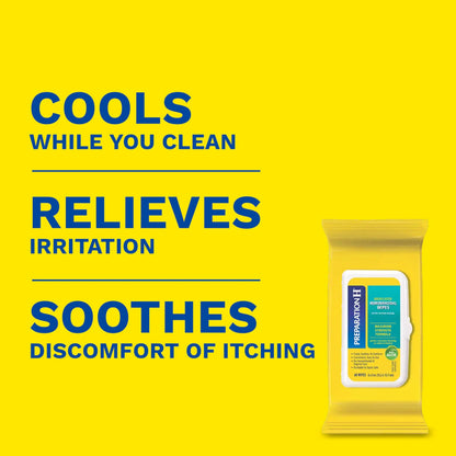 Preparation H Hemorrhoid Flushable Wipes with Witch Hazel for Skin Irritation Relief - 48 Count Preparation HBuy Supplements Australia