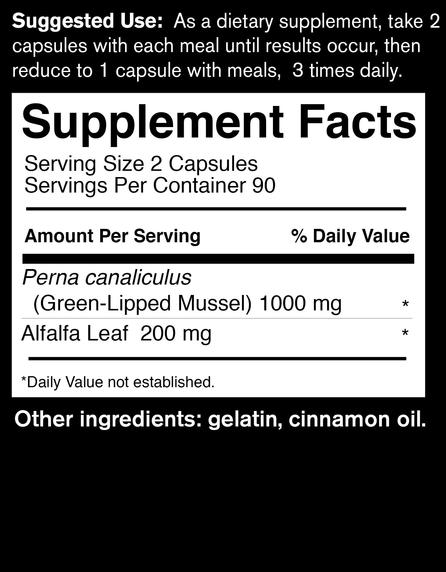 DAVINCI FoodScience of Vermont Sea Mussel, Green-Lipped Mussel Joint Supplement Capsules, 180 Count DAVINCIBuy Supplements Australia